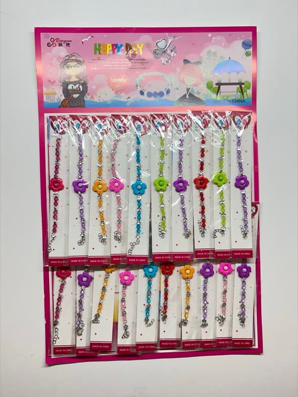 Cartón de Pulseras para Niña