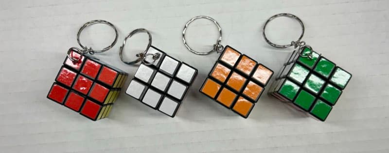 Llaveros Cubo Rubik
